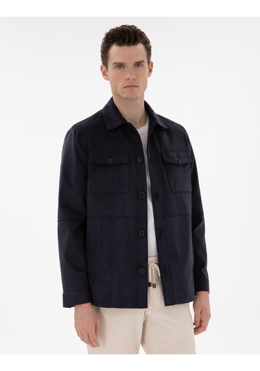 Pierre Cardin Erkek Lacivert Deri Mont-kaban 50312345-200 Lacivert