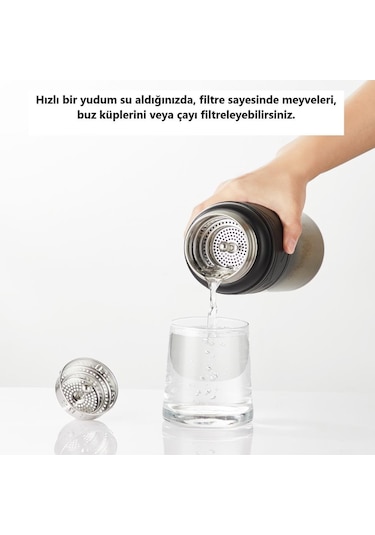 Tkk Çelik Termos Matara 500 Ml Golden