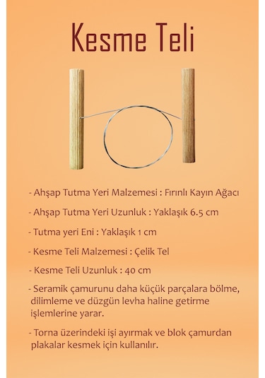 4 KG Beyaz Seramik Hamuru Çamur Kesme Teli Kil
