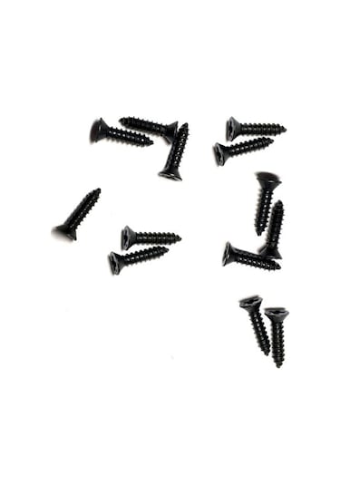 100 Adet 9,5 mm Mini Hobi Vidası Siyah