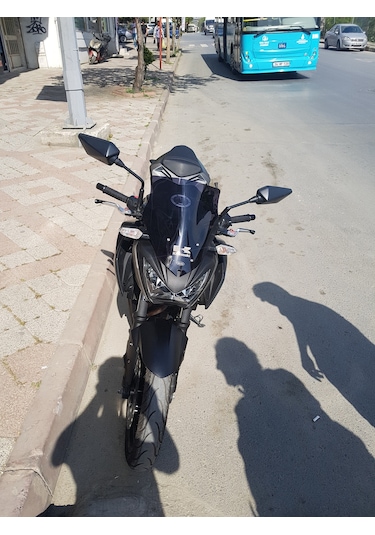 Kawasakı Z300 Double Cam Koyu Füme Zeus 38Cm