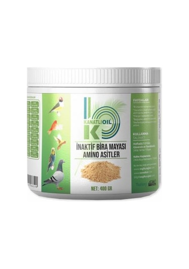 Kanatlı Oil İnaktif Bira Mayası Amino Asitler 400 G