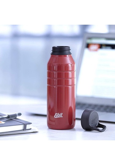 Esbit Majoris Paslanmaz Çelik Matara Kırmızı 0.68L Kırmızı