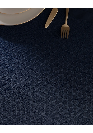 Madame Coco Bourdon Runner - Lacivert - 45x160 Cm 8684427113899 Lacivert