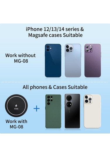 Vrig Vrig Mg-01 Taşınabilir Manyetik Telefon Montajı Telefon Siyah