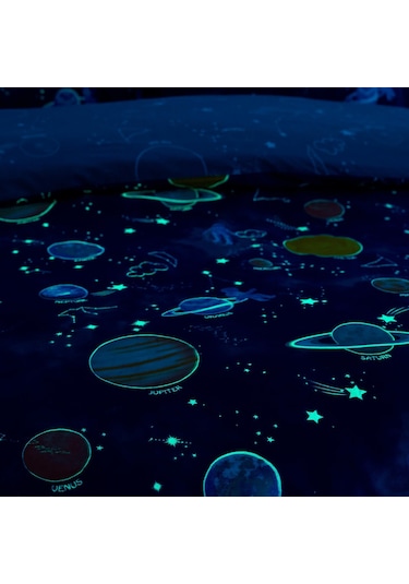 Soley | Galaxy | %100 Pamuklu Tek Kişilik Nevresim Takımı