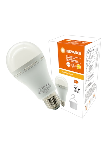 Osram Led 8 W 3000K 806LM E27 Duy Sarı Işık Şarjlı Ampul