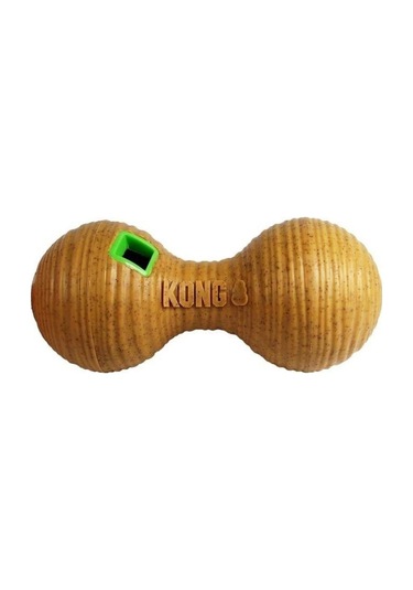 Kong Bamboo Feeder Dambıl Şeklinde Ödül Maması Dağıtma Köpek Oyuncağı M