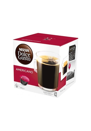 Nescafe Dolce Gusto Americano Kapsül Kahve 16'lı