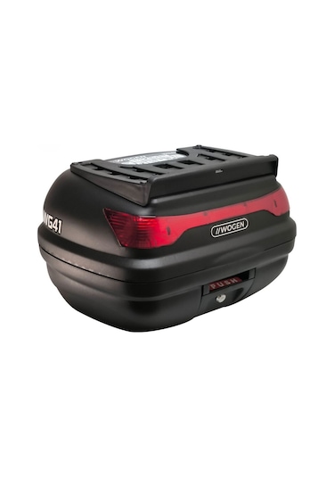 Motosiklet Kargo Arka Çanta Siyah Üst Taşıma Aparatı Motor Tur Çantası 41 Lt Hacim Yeni Model Renkli