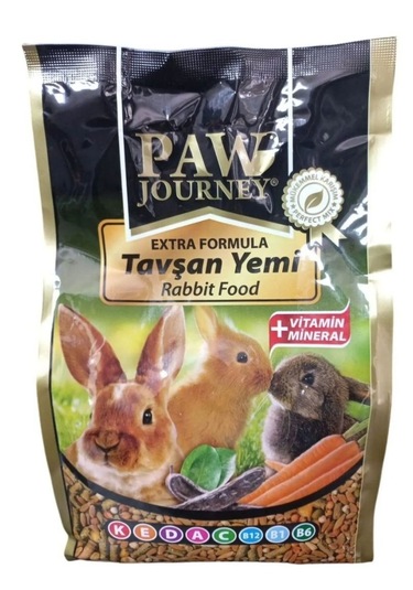 Paw Journey Tavşan Yemi - Rabbit Food 1 KG