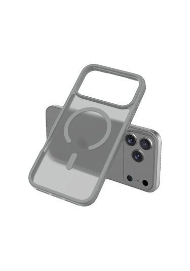 Joko İphone 17 Pro Max Kılıf Jota Seri Magsafe Kapak Gri