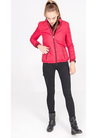 Ltb Kadın Logafi Mont Kırmızı-1787 Kırmızı