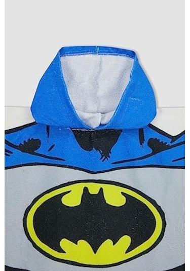 Erkek Çocuk Erkek Çocuk Batman Panço Havlu, Lacivert, Standard