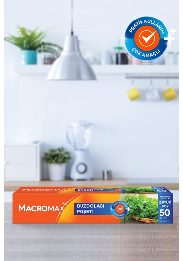 Buzdolabı Poşeti Büyük Boy - 50 Li Paket X5