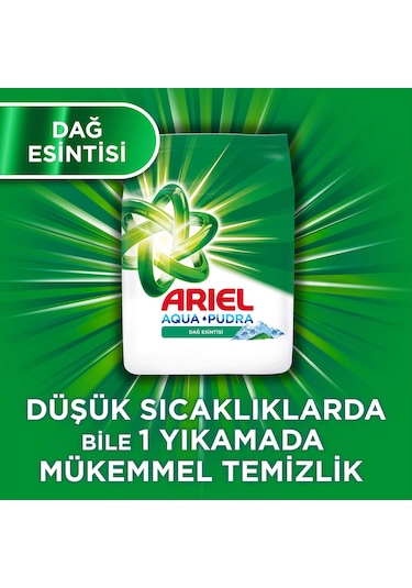 Ariel Dağ Esintisi Aquapudra Toz Çamaşır Deterjanı 4 KG