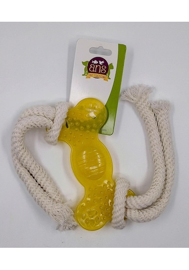 Ans Köpekler İçin İpli Jel Kemik Diş Kaşıma Isırma Oyuncak 48 CM