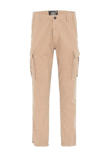 Routefield Woods Erkek Kargo Pantolon - Rfwoods22-1607 Bej