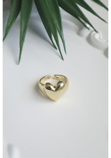 Demokan Tombik Model Kalp Ayarlanabilir Yüzük