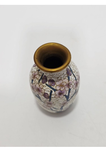 Antika Cloisonne Mini Vazo 10cm 010