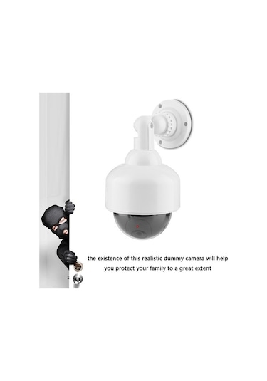 Fortunelane Sahte Güvenlik Kubbe, Kukla Şekil Yanıp Sön, 360 Rotasyon Kamera