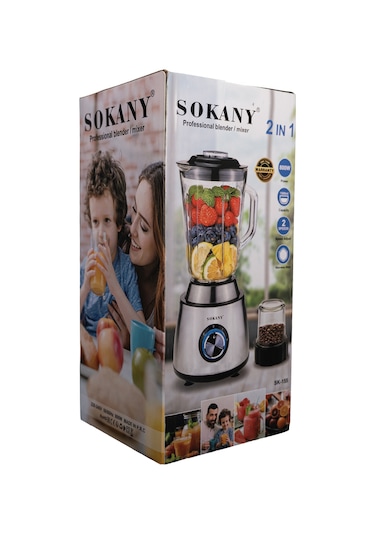 Sokany SK-155 350 W 1.5 LT Kristal Cam Hazneli Blender