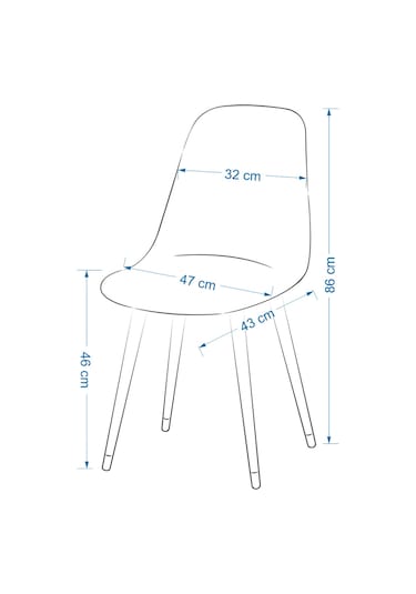 Vilinze Eames Naturel Ahşap Ayak Plastik Siyah Sandalye Eames-beyaz Siyah - Naturel