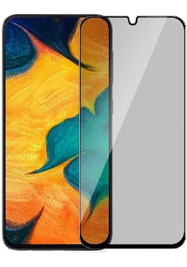 Samsung Galaxy A50 Uyumlu Davin 5d Privacy Cam Ekran Koruyucu