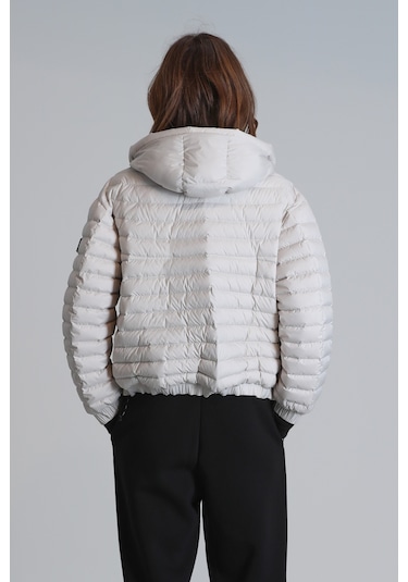 Lufian Kadın Elen Kaz Tüyü Mont 122120029 Ekru Ekru