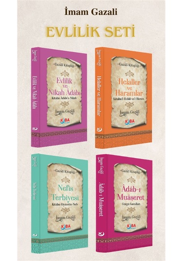 İmam Gazali - Evlilik Seti 4 Kitap Set / İmam Gazali