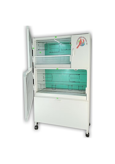 İstanbul Kafes Model 2Dys Pvc Kuş Dolabı