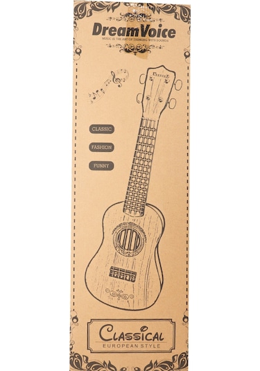 Eğlenceli Krem Gitar 53 Cm