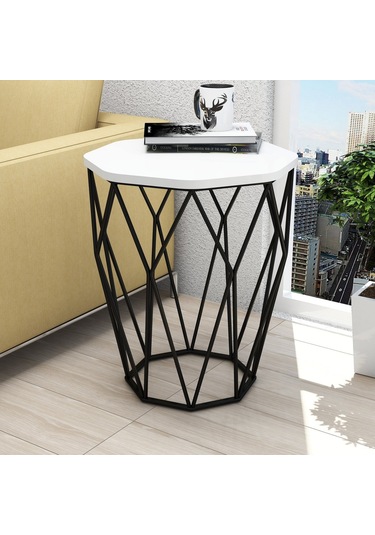 Variant Sofya Metal Ayaklı Yan Sehpa