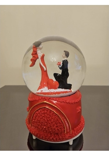 Evlilik Teklifi Müzikli Kar Küresi-cengizhan Unaler