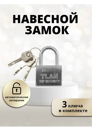 Laduski 3 Anahtarlı 50x75mm Dolap Asmalı Kilit 301752490