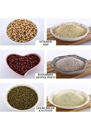 Elektrikli Kahve Keten Tohumu Baharat Öğütücü 2 Bıçak 150w Çok Renkli