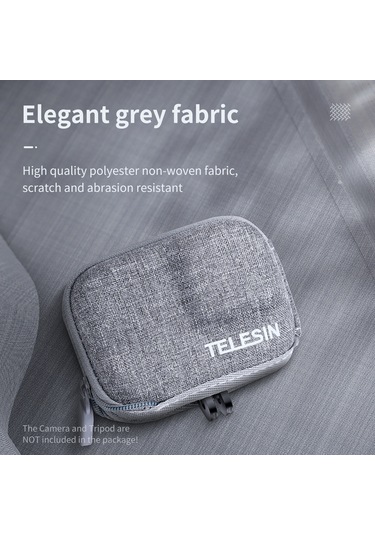Telesın GP-CPB- 902 Gopro Hero 9/10/11 İçin Taşınabilir Kamera Taşıma Çantası
