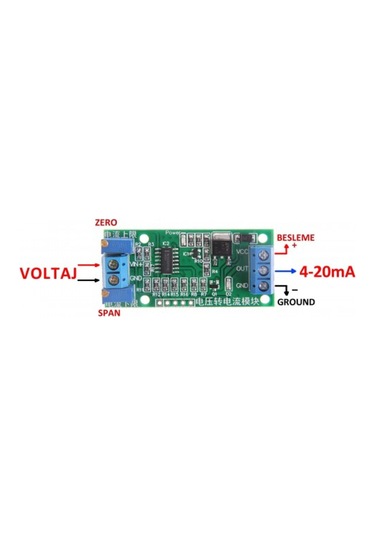 Çin V-ma ,0..10v/4..20ma Sinyal Konverter