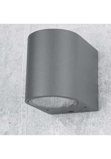 Tek Yönlü Iç - Dış Mekan Dekoratif Aplik 8 Renk Seçenekli Beyaz