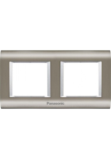 Viko Panasonic Thea 2x2m Sistema Inox+metalik Beyaz Çerçeve - Wvtf18485ın-tr