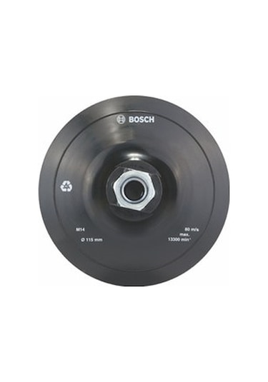 Bosch 125 mm M14 Kağıt Zımparalar İçin Taban - 2608601077
