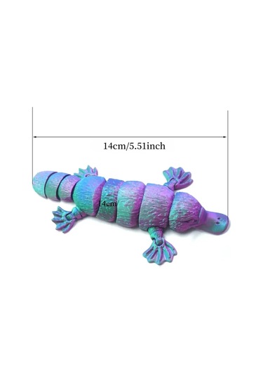 3d Baskılı Simülasyon Platypus Modeli 14 Cm Hareketli Eklem 1 Pcs