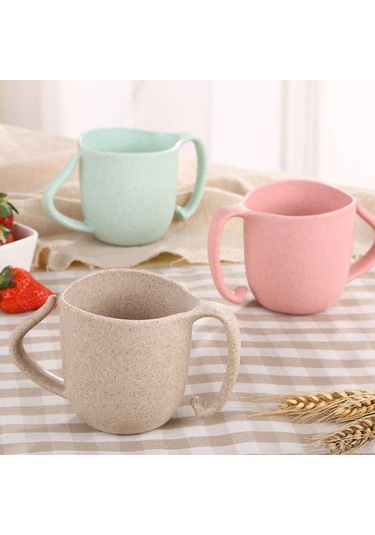 Sones Çocuklar Buğday Lifli İçecek Bardağı Haşlanmaya Karşı Süt Bardağı