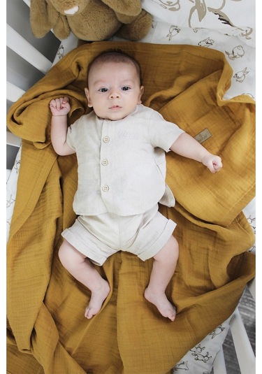 Bistyle Müslin Bebek Battaniyesi 120x120 Cm 2020