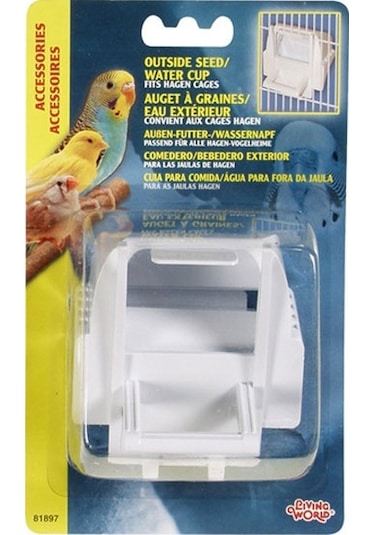 Living World Plastik Yem Kabı