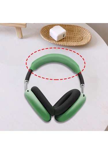 Suntek Kafa Bandı Kapağı Silikon Yumuşak Kablosuz Yeşil