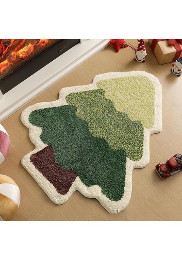 Suntek Yılbaşı Ağacı Halısı Nordic Sağlam Yumuşak Stil-b Stil B