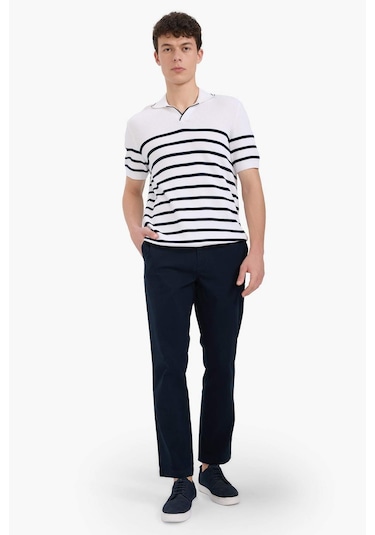 Defacto Regular Fit Normal Kesim Düz Paça Chino Pantolon D7349ax25aunv91 Lacivert Defacto Regular Fit Normal Kesim Düz Paça Chino Pantolon D7349ax25aunv91 Lacivert