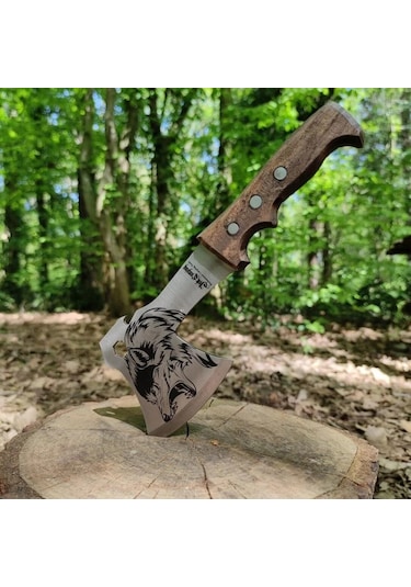 Gürçay Işıklar Camping Çok Fonksiyonlu Kamp Baltası Gri