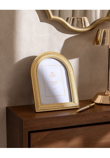 Madame Coco Petit Çerçeve - Gold - Orta Boy 8684427146927
